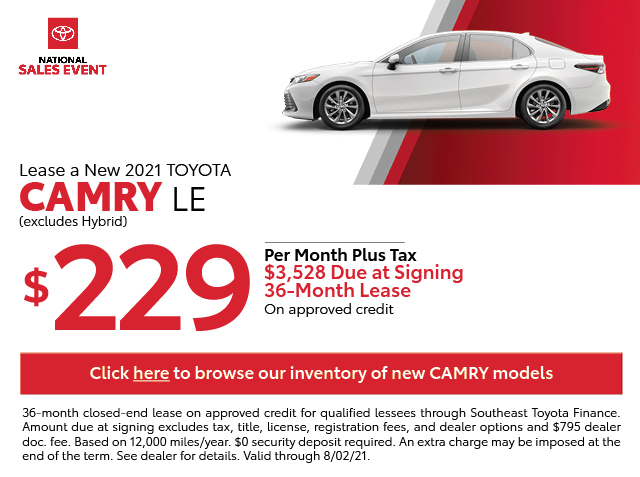 Toyota of Deerfield Beach July Lease Specials Toyota of Deerfield Beach July Lease Specials